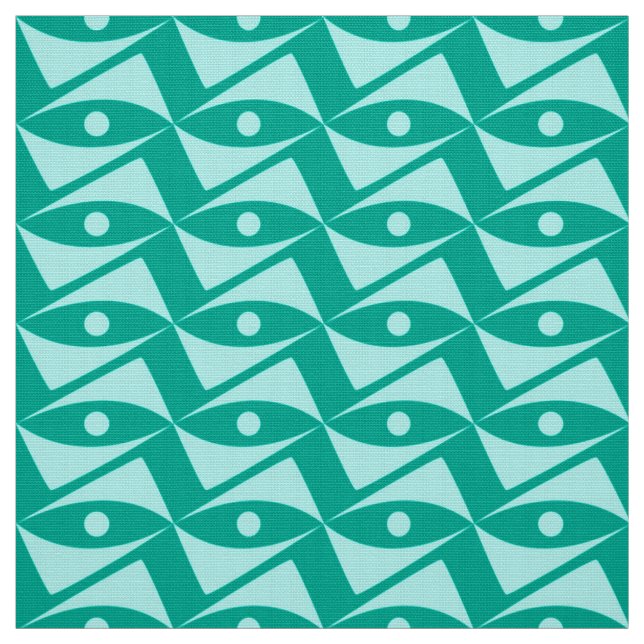 Delta Wings - Türkis & Aqua Stoff (Muster)