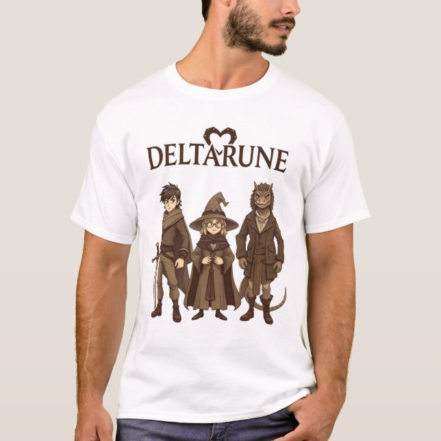 Deltarune: Kris, Susie, Ralsei T-Shirt (Vorderseite)