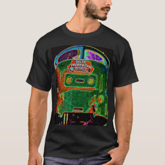Deltic britischer Dieselzug - künstlerische T-Shirt