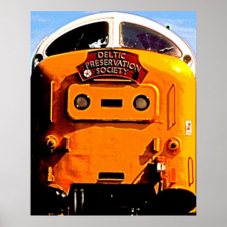 Deltic British Dieselzug Poster