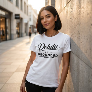 Delulu, aber geerdetes lustiges Ästhetik-Shirt Tri-Blend Shirt