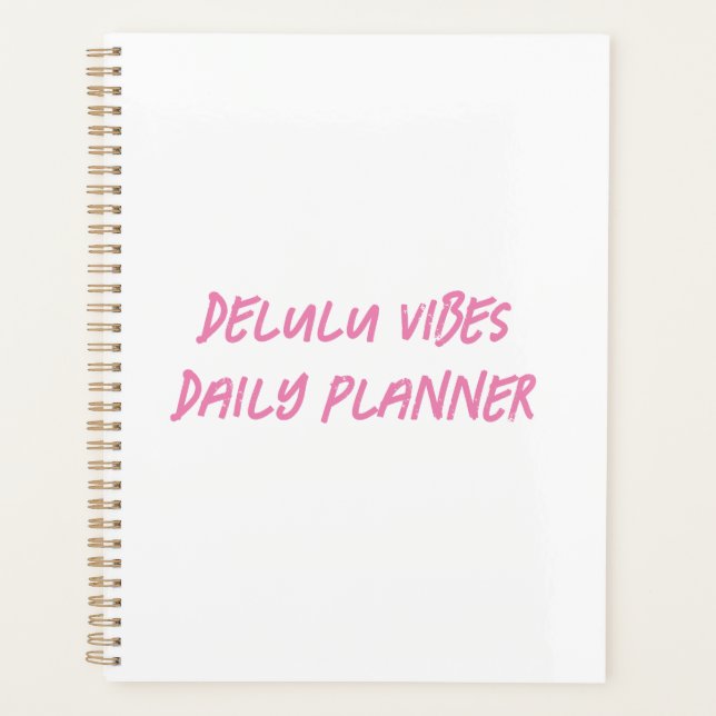 Delulu Daily Planner Planer (Vorderseite)