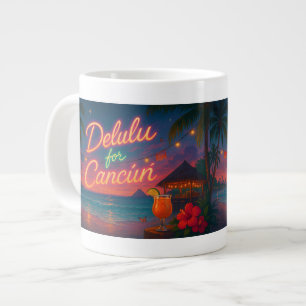 Delulu für Cancun Jumbo-Tasse