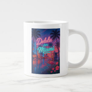 Delulu für Miami Jumbo-Tasse