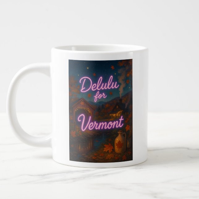 Delulu für Vermont Jumbo-Tasse (Links)
