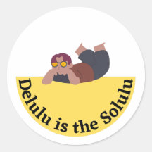 Delulu Ist das Solulu Lustiges Meme-Design