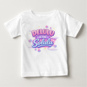Delulu Ist das Solulu – Süße Kawaii-Ästhetik Baby T-shirt
