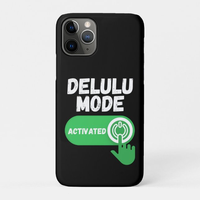 Delulu Mode Activated | Funny Gen Z Case-Mate iPhone Hülle (Rückseite)