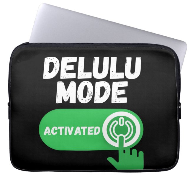 Delulu Mode Activated | Funny Gen Z Laptopschutzhülle (Vorderseite)