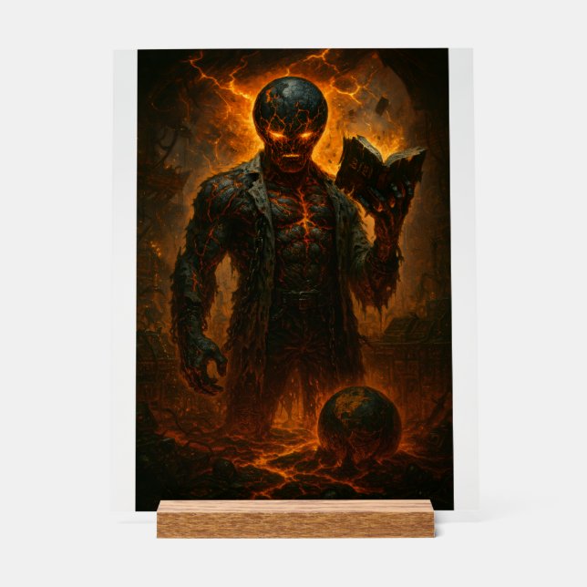 DELUSION Acrylic Sign Acrylschild (Vorderseite)