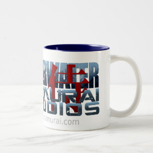 Deluxe große Unterwassersamurai-Kaffee-Tasse Zweifarbige Tasse