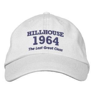 Deluxe Hillhouse '64 cap mit besticktem Text Bestickte Baseballkappe