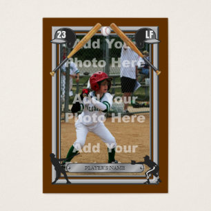 Deluxe kundenspezifische Baseballkarte