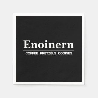 Deluxe Office Party Black Serviette