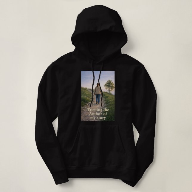 Dem Autor vertrauen Hoodie (Design vorne)