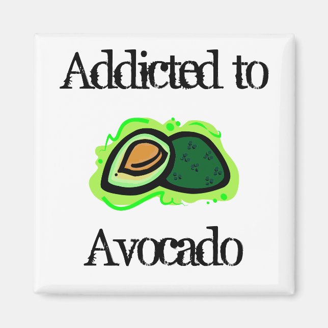 Dem Avocado geweiht Magnet (Vorne)
