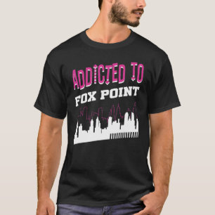 Dem Fox Point Vacation Spaß Trip Wiscon angepasst T-Shirt