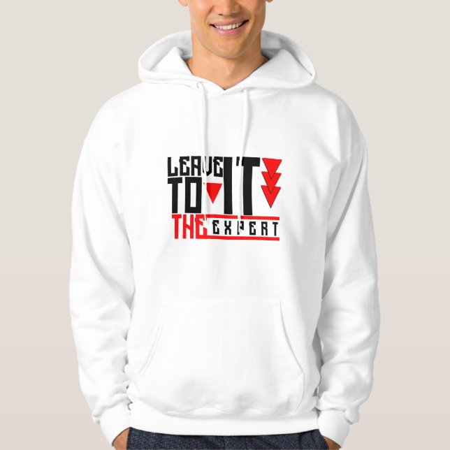 dem Sachverständigen verlassen Hoodie (Vorderseite)