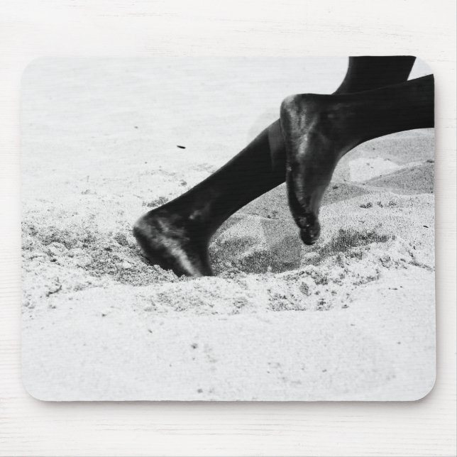 dem Sand ausgehen Mousepad (Vorne)