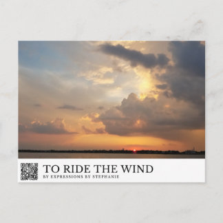 Dem Wind Reiten Postkarte