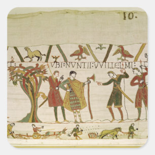 Dem Zählungs-Typ Abgesandte von Herzog William Quadratischer Aufkleber