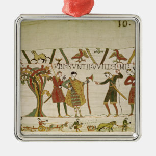 Dem Zählungs-Typ Abgesandte von Herzog William Silbernes Ornament