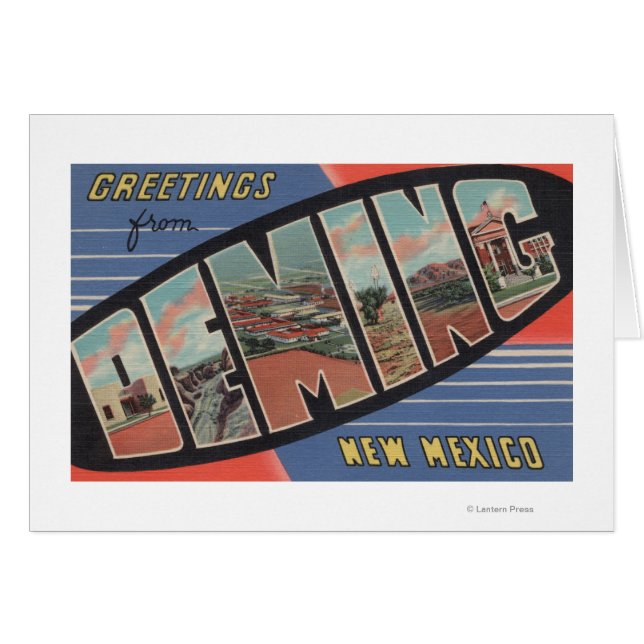 Demand, New Mexico - Großbuchstaben Szenen (Vorderseite (Horizontal))