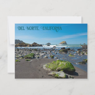 DeMartin Beach Del Norte California Postkarte