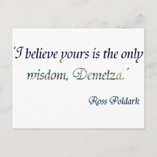 Demelza Poldark Postkarte