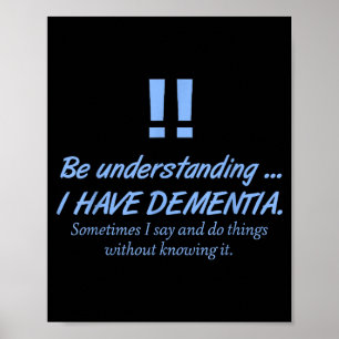 Dementia-Heim-Krieger-Patienten-Hirn-Störung Vi Poster