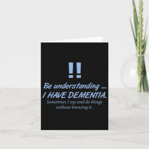 Demenz Alzheimerheimer Krieger Patienten Gehirn Di Karte
