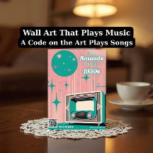 Demenz-Besuchskarten mit Musik-Playlist der 1950er