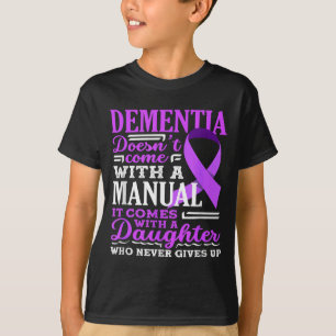 Demenz manaul Alzheimer-Bewusstseinsunterstützung T-Shirt
