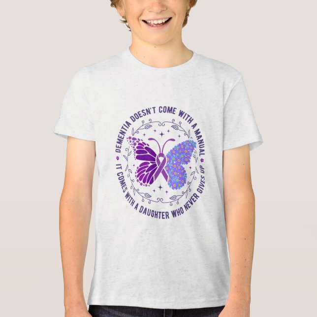 Demenz wird mit einem manuellen Heimer-Awarene Tri-Blend Shirt (Vorderseite)