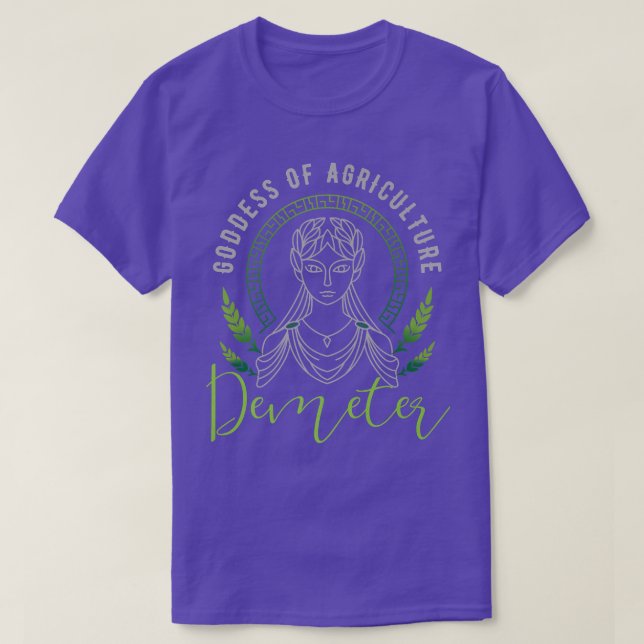Demeter Göttin der Landwirtschaft oder antiker gri T-Shirt (Design vorne)
