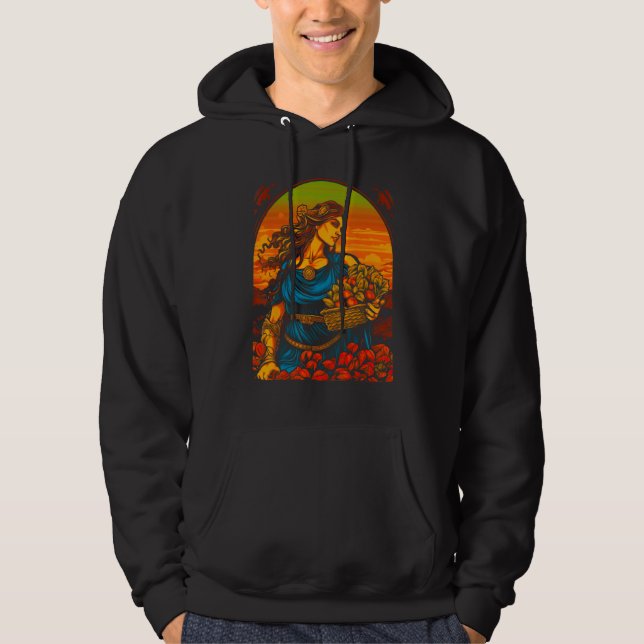 Demeter Greek Mythology Goddess Harvester Hoodie (Vorderseite)