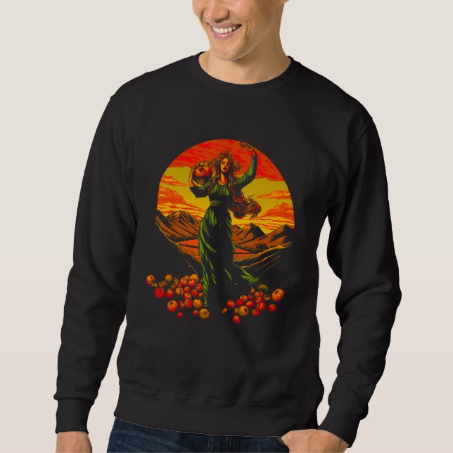 Demeter Greek Mythology Goddess of Harvesting Sweatshirt (Vorderseite)