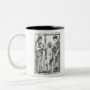 Demeter und Persephone Zweifarbige Tasse
