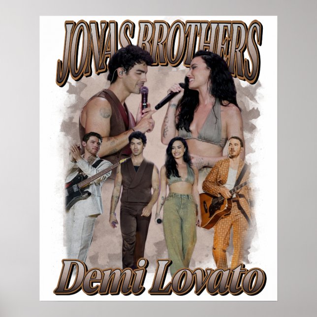 Demi Lovato Jonas Brother Poster (Vorne)