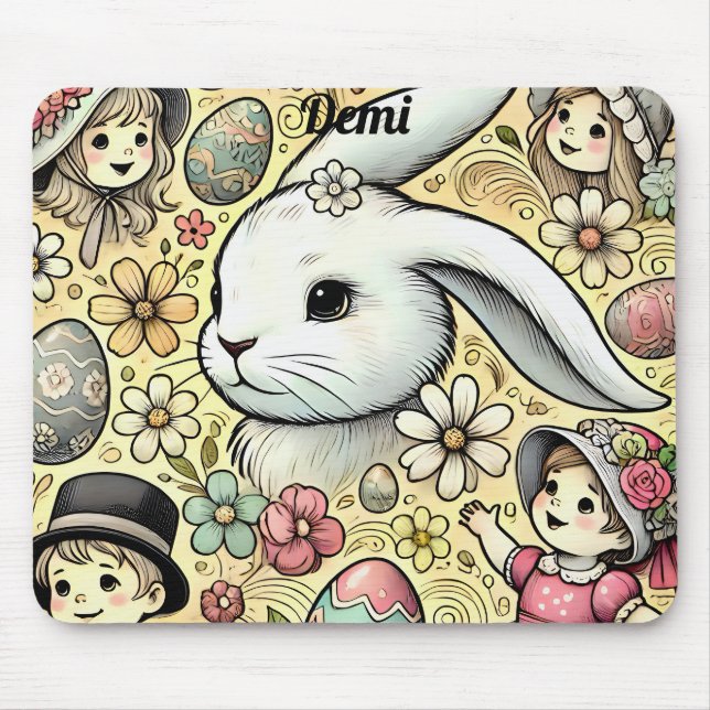 DEMI ~ Vintage Ostern ~  Mousepad (Vorne)