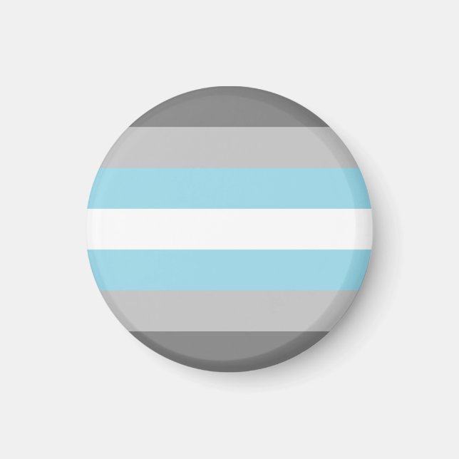 Demiboy Pride Flag Magnet (Vorne)