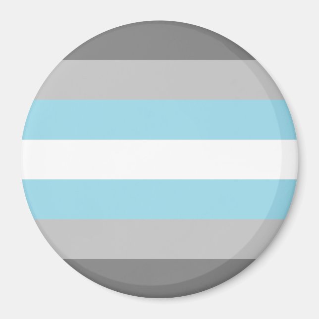 Demiboy Pride Flag Magnet (Vorne)