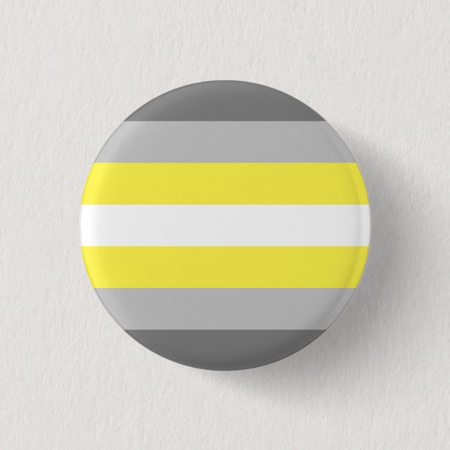 Demigender Pride Flag Button (Vorderseite)