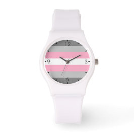 Demigirl Flag (Demi Girl Pride) Watch Armbanduhr