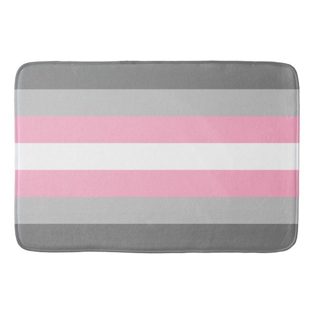Demigirl Flag Large Badematte (Vorderseite)