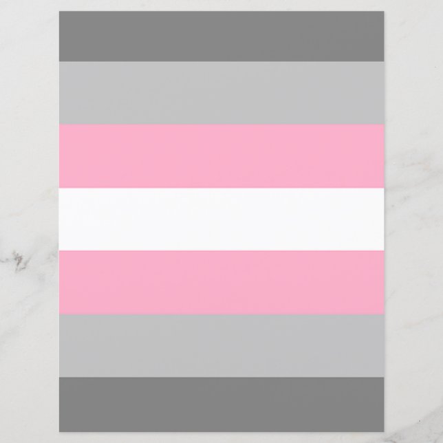 DemiGirl Flag Papier (Vorderseite)