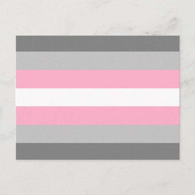 DemiGirl Flag Postkarte (Vorderseite)