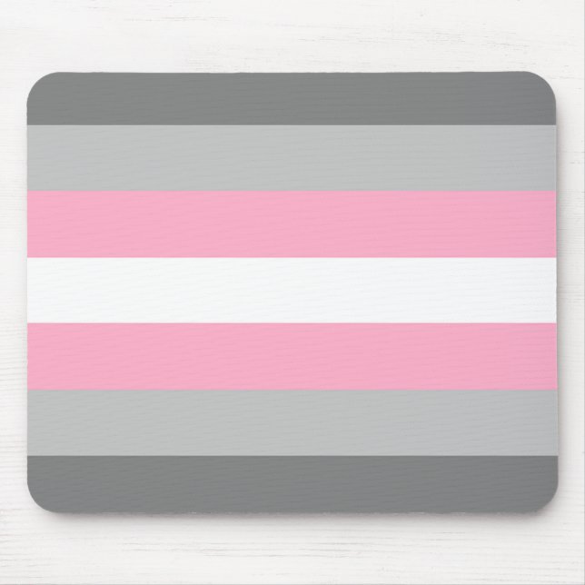 DemiGirl-Flagge Mousepad (Vorne)