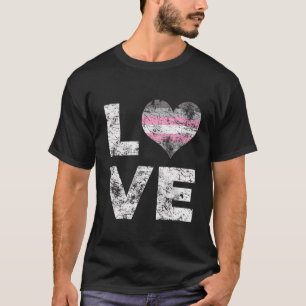 Demigirl Pride Liebe Vintag Demigirl Flag T-Shirt