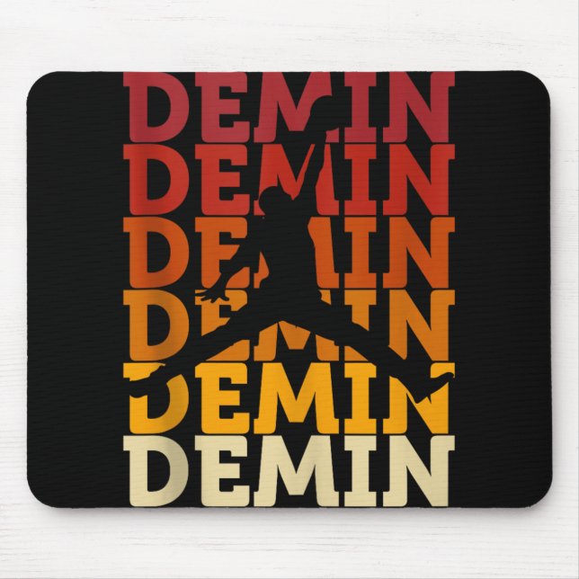 Demin Phantastisch Basketball Inspirierte Fan Tank Mousepad (Vorne)